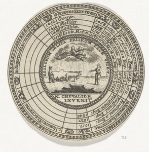 Medal z herbem i imionami królów czeskich autorstwa Anonymous