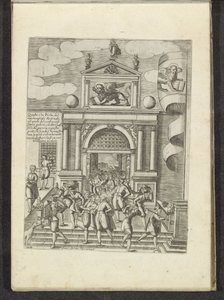 Porta Magna van het Venetiaans Arsenaal Scenes uit het Venetiaanse leven (tytuł serii) Habiti d