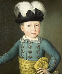 Portret Wilhelma Fryderyka, księcia Orange-Nassau, później króla Wilhelma I, jako dziecko autorstwa Anonymous