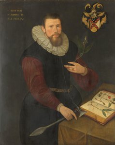 Portret botanika autorstwa Anonymous