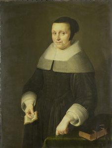 Portret kobiety, prawdopodobnie Elsje van Houweningen, żony Willema van de Velden autorstwa Anonymous