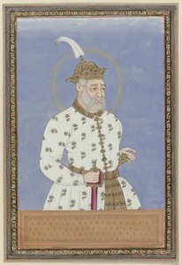 Portret Bary Malik; był pierwszym wezyrem sułtana, który rządził miastem Bidar (?); później został władcą Golcondy i założył Golconda autorstwa Anonymous