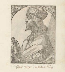 Portret Cesare Borgii autorstwa Anonymous