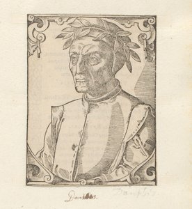 Portret van Dantego Alighieri autorstwa Anonymous