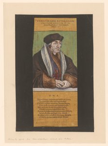 Portret van Desideriusa Erasmusa Obraz Erazma z Rotterdamu (tytuł na obiekcie) autorstwa Anonymous