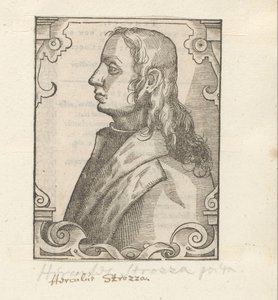 Portret van Ercole Strozzi autorstwa Anonymous