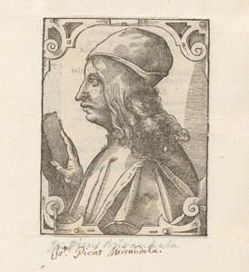 Portret van Giovanniego Pico della Mirandola autorstwa Anonymous