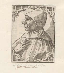 Portret van Girolamo Savonarola autorstwa Anonymous