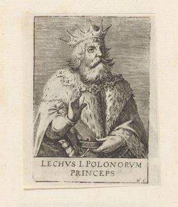 Portret van Lecha I autorstwa Anonymous