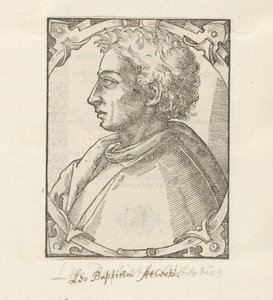 Portret van Leona Battisty Albertiego autorstwa Anonymous