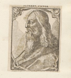 Portret van Leonarda da Vinci autorstwa Anonymous