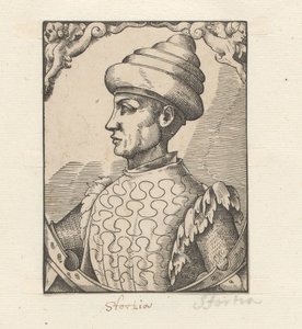 Portret van Muzio Attendola Sforza autorstwa Anonymous