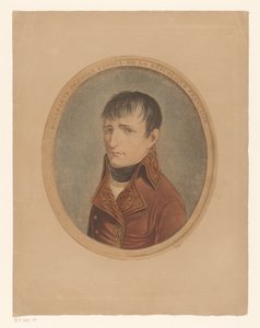 Portret Napoleona I Bonaparte, keizera Fransen Bonaparte Pierwszy Konsul Republiki Francuskiej (tytuł na przedmiocie) autorstwa Anonymous