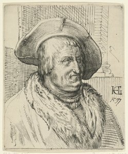 Portret mężczyzny w kapeluszu autorstwa Anonymous