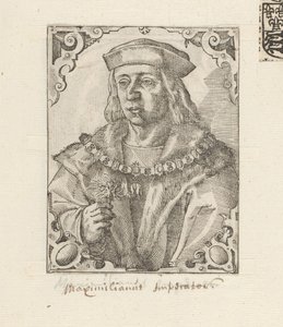 Portret cesarza Maksymiliana I Habsburga autorstwa Anonymous