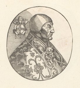 Portret van pausa Piusa III autorstwa Anonymous