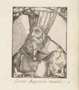 Portret Van Sultana Al-Ashrafa Qansuha Al-Ghouri autorstwa Anonymous