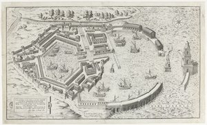 Rekonstrukcja van de antycznej przystani van Ostia Mirror of Roman Magnificence (tytuł serii) autorstwa Anonymous