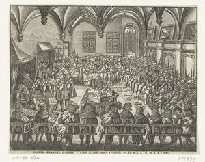 Sejm Augsburga, 1530 Wyznanie. Ewangelia. Carolo V. Caes. Wystawa. Sierpnia Findel. MDXXX. d. XXV. Junii (tytuł na obiekcie) autorstwa Anonymous