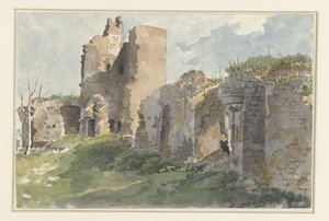 Ruiny zamku Chevreuse autorstwa Anonymous