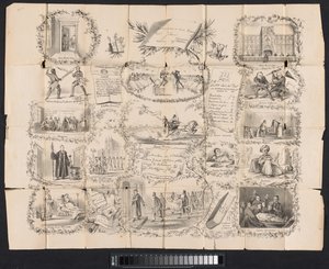 Karykatura w studenckim almanachu Lejdy, 1865 autorstwa Anonymous