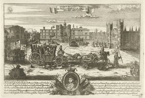 Spotprent op de Engelse pretendent Charles Edward Stuart, 1745 Despreendenten Trivmph / Bunt w Szkocji do wszystkich miłośników kultu i wolności (tytuł na obiekcie) autorstwa Anonymous