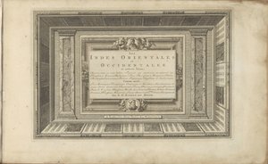 Titelprent voor: Indie Wschodnie i Zachodnie oraz inne miejsca Indie Wschodnie i Zachodnie oraz inne miejsca; reprezentowane w bardzo pięknych postaciach, które w naturalny sposób ukazują ludy, zwyczaje, religie, święta, ofiary, meczety, bożki, ri autorstwa Anonymous