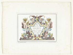 Titelprent voor de serie kostuumprenten in faksymile Habitus Variarum Gentium Habitus Variarum Gentium / Habitz des divers Nations Abr De Bruyn inw. 1581 (tytuł na obiekcie) autorstwa Anonymous
