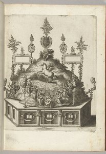 Scena z Apollem na Parnasie, 1594 autorstwa Anonymous
