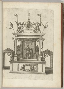 Scena z cesarzem Rudolfem II, 1594 autorstwa Anonymous