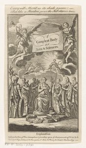 Triomf van Vrede Kompletny Body of Arts & Sciences (tytuł na obiekcie) Titelpagina voor: S.n., The Universal Magazin of Knowledge and Pleasure Vol III, 1748 autorstwa Anonymous