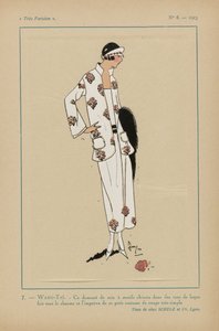 Bardzo paryski, 1923, nr 8: 7.- WANG-TAÏ. - Ten jedwabny adamaszek... autorstwa Anonymous