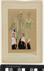 Bardzo paryski, 1928, nr 8: Kreacje LUCIEN LELONG / 6. -... autorstwa Anonymous