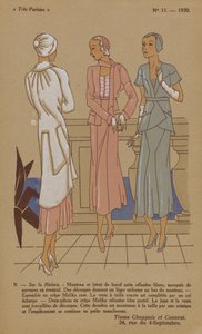 Bardzo paryski, 1930, nr 11: 9. - Na Riwierze... autorstwa Anonymous
