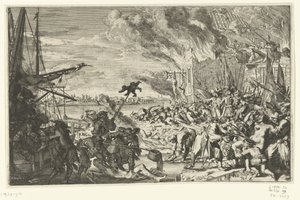 Okrucieństwa w wiosce nad wodą, 1672 autorstwa Anonymous