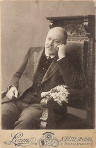 Anatolij Liadov - Portret kompozytora Anatolija Konstantinowicza Liadowa (1855-1914) - Anonim. Fotografia autorstwa Anonymous Anonymous