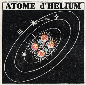 Atom i nauka: atom helu. Anonimowa ilustracja z 1925 r. Ze zbiorów prywatnych. autorstwa Anonymous Anonymous