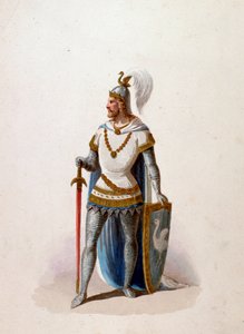 Postać z opery Lohengrin Wagnera autorstwa Anonymous Anonymous