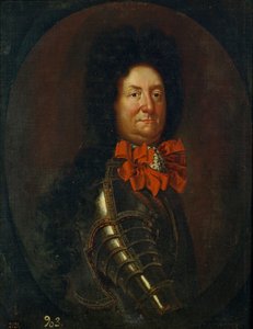 Karol III Filip z Palatynatu - Portret Karola III Filipa, elektora palatyna (1661-1742) autorstwa Anonimowego, ok. 1930 r. 1710 - Olej na płótnie, 88x69 - Muzeum Łąki, Madryt autorstwa Anonymous Anonymous