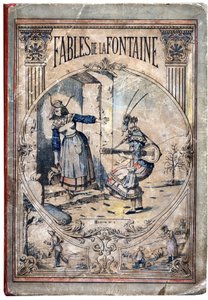 Pokrywa. Anonimowa ilustracja do Les Fables autorstwa Jeana de LA FONTAINE (Lafontaine) (1621-1695). Obraz Pont-a-Mousson, ok. 1880. Zbiory prywatne. autorstwa Anonymous Anonymous