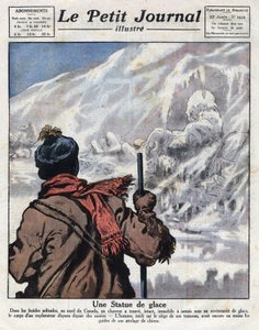 Odkryta z ciała odkrywcy w lodzie Kanady, zaginęła na lata. Ilustracja zaczerpnięta z „”Le petit journal”” z 11.12.1921 Kolekcja privee autorstwa Anonymous Anonymous