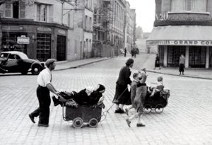 Francja Czerwiec 1940: Exodus ludności w Porte d
