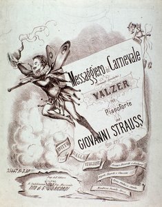 Frontyspis partytury Carnevals-Botschafter (op. 270) Johanna Straussa autorstwa Anonymous Anonymous