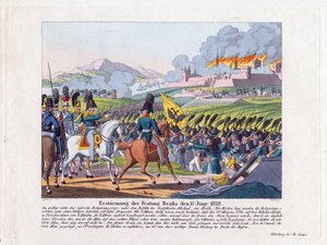 Guerre russo-turque de 1828-1829 - Szturm na twierdzę Brailov 15 czerwca autorstwa Anonymous Anonymous