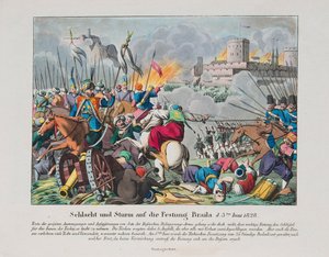 Guerre russo-turque de 1828-1829 - Szturm na twierdzę Brailov 15 czerwca autorstwa Anonymous Anonymous