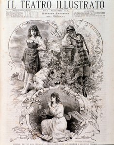 Ilustracja do Mignon, opery Ambroise Thomas (rycina autorstwa Anonymous Anonymous