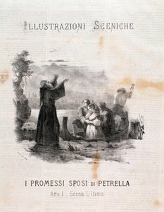 Ilustracja Narzeczonego według Manzoniego autorstwa Errico Petrella autorstwa Anonymous Anonymous