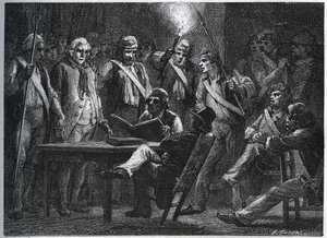 Sąd Maillarda w czasie rewolucji (Stanislas Marie Maillard autorstwa Anonymous Anonymous
