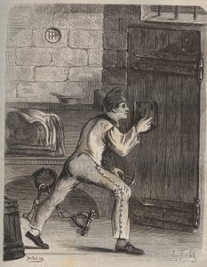 Le convict Blouet - Grawer w „Historii skazanych od ich powstania do dnia dzisiejszego” (1877) Pierre