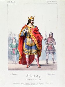 Postać króla Makbeta w operze Makbet autorstwa Giuseppe Verdi autorstwa Anonymous Anonymous